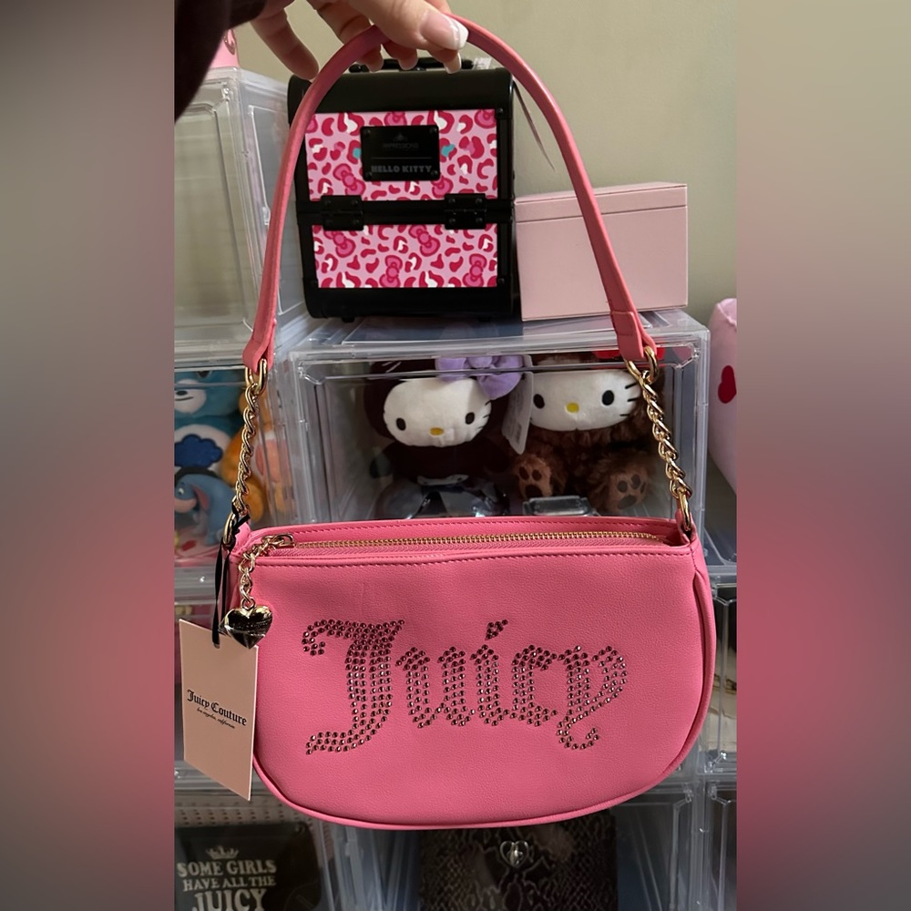 ⛔️SOLD⛔️NWT Juicy Couture Be Classic II Shoulder Bag in Pink Lemonade. - Picture 1 of 6